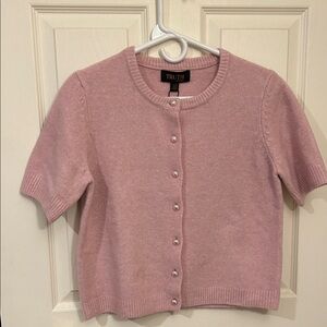 Truth Soft Pink Button-Up Cardigan